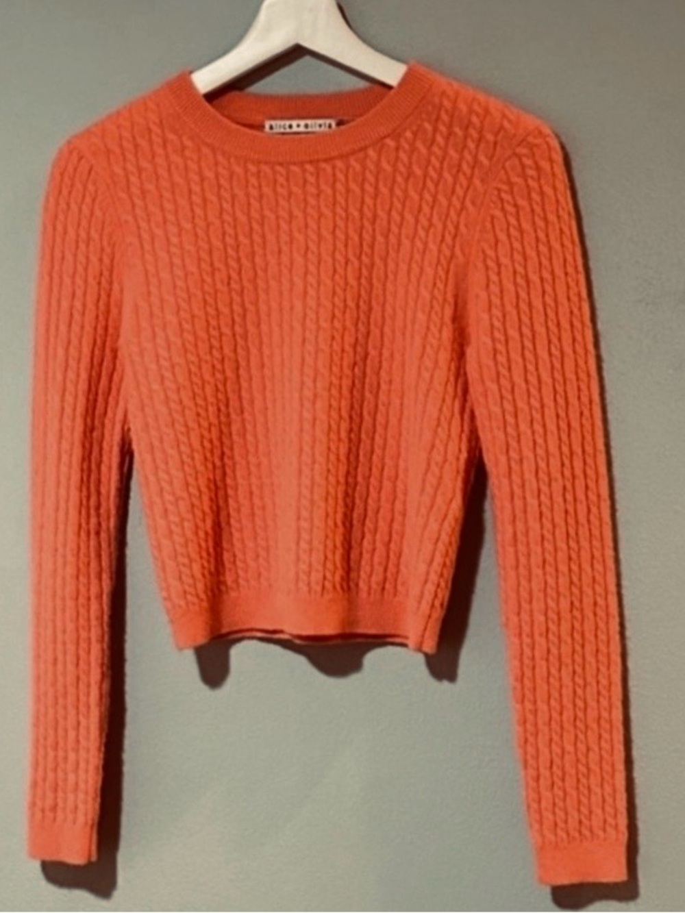 Coral Cashmere Chic — Alice + Olivia XS